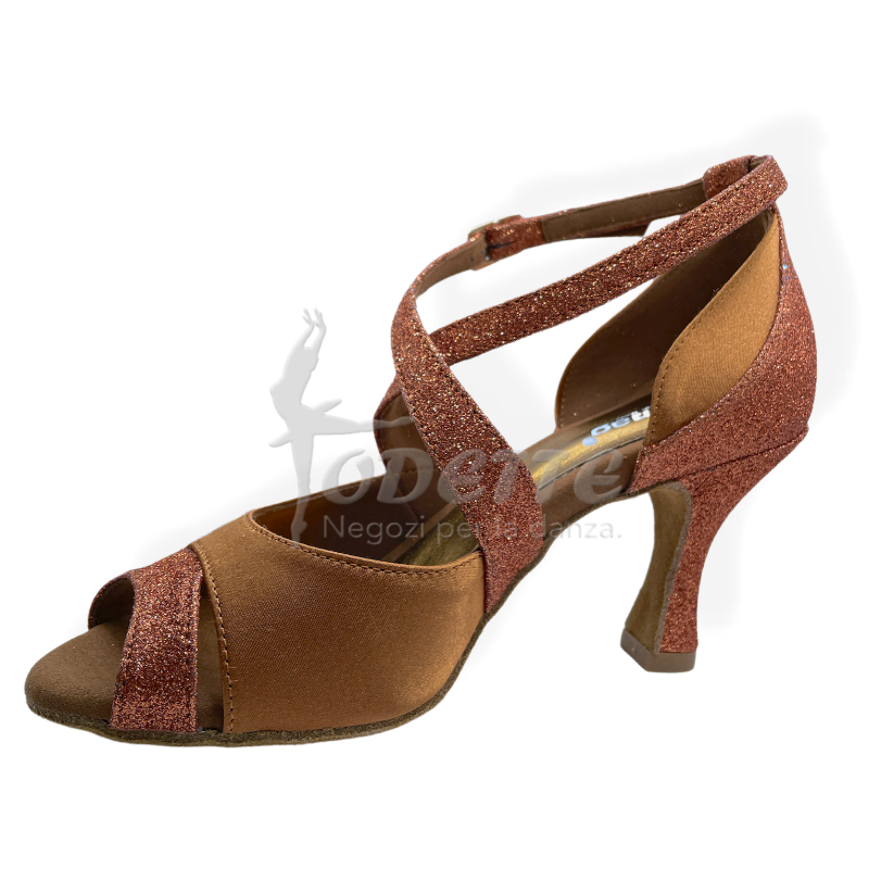 Lidmag suede and glitter dance shoes