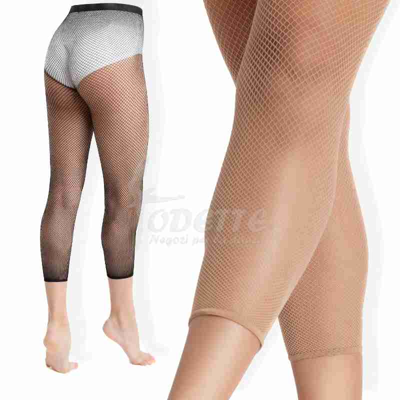 Capezio footless fishnet tights