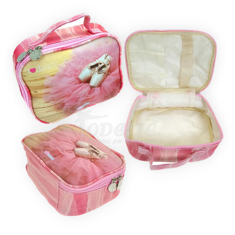 Beauty case  with ballet shoes