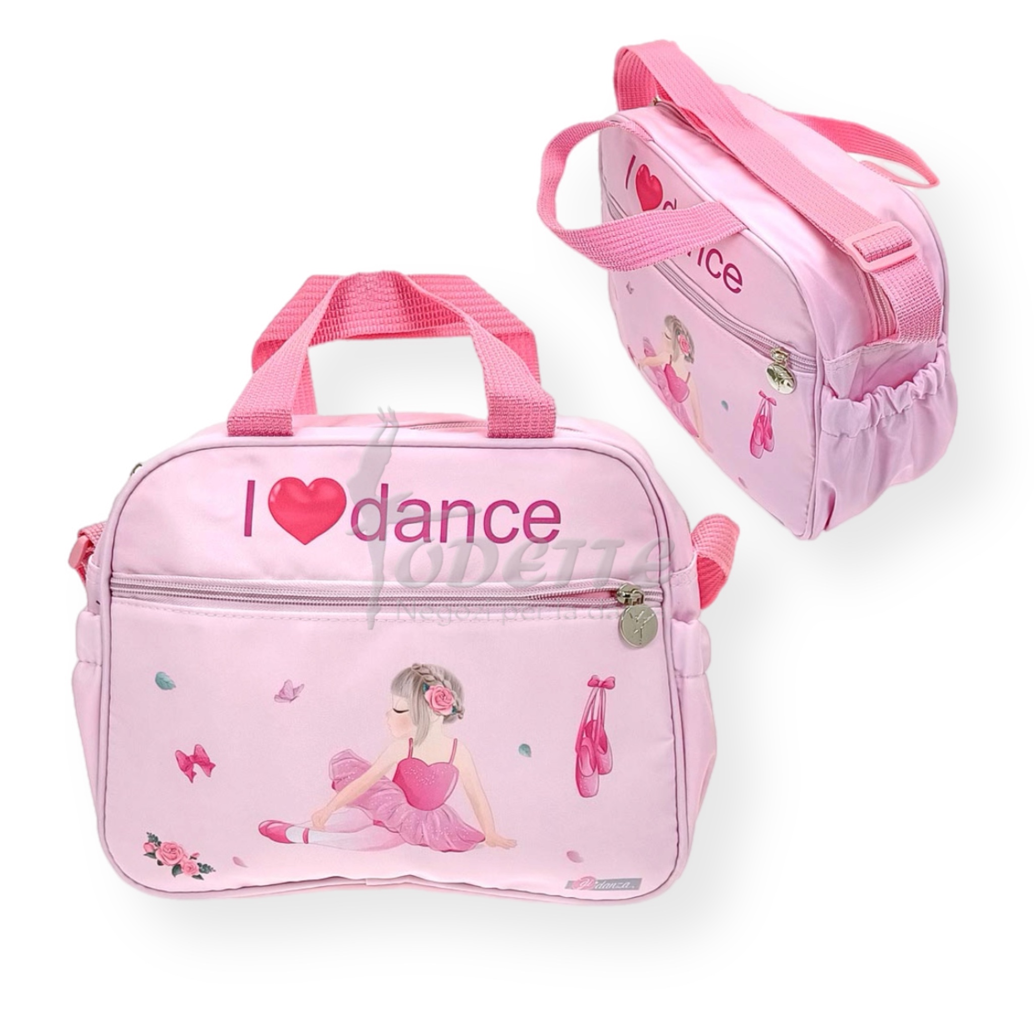 Pink ballerina dance bag