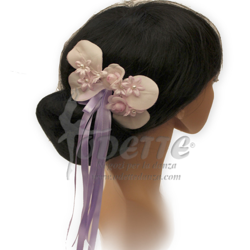 Floral hair comb 4
