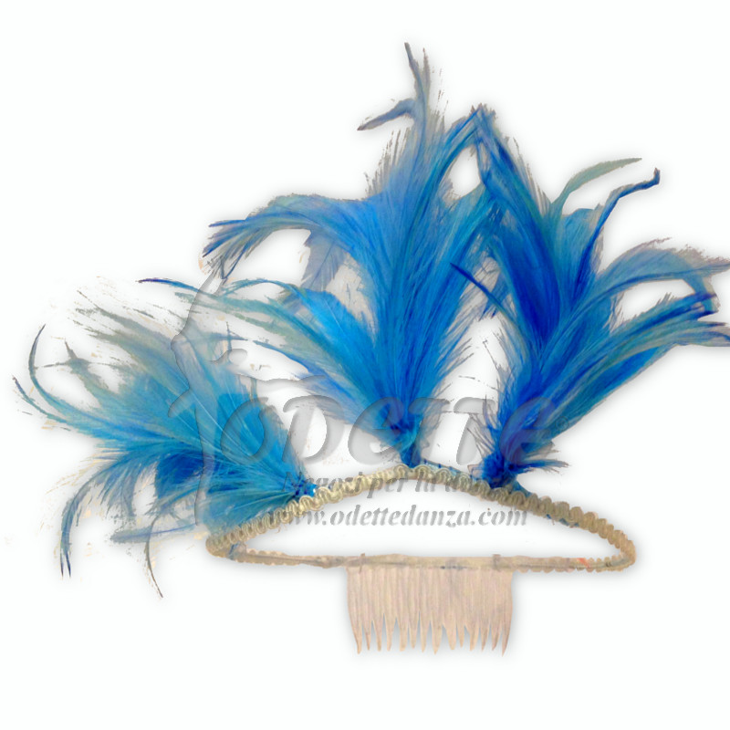 feather headdress for blu bird