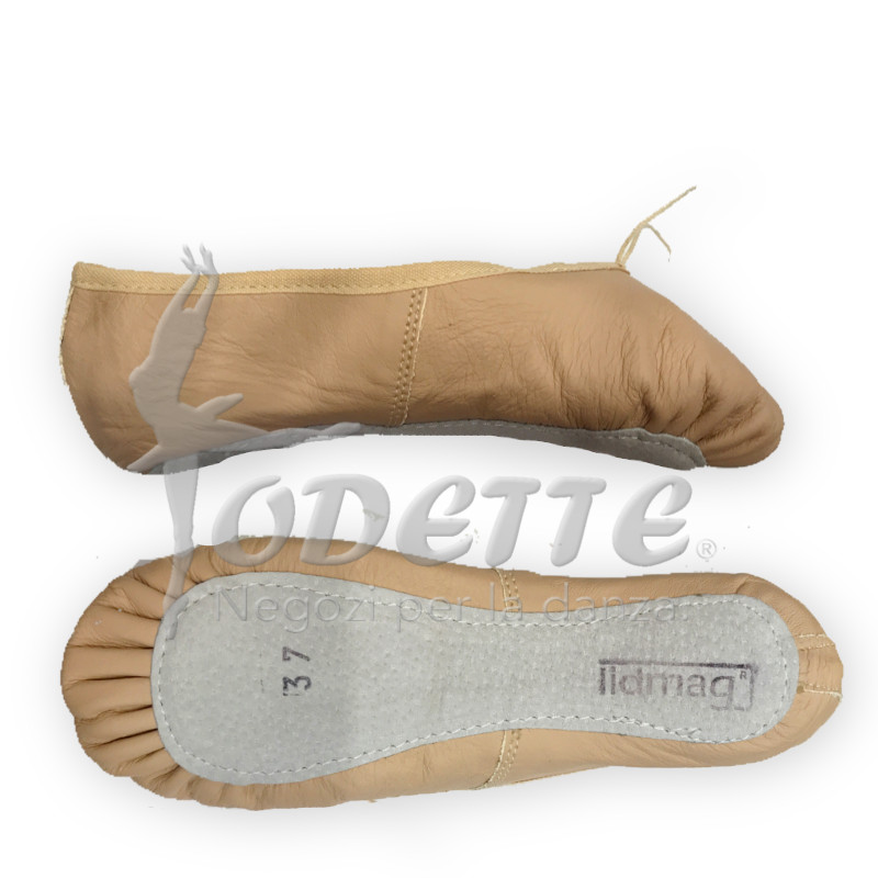 Lidmag leather ballet shoes